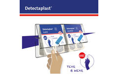 Detectaplast universele pleister dispenser met 2 vullingen waterproof &, 2st/dis